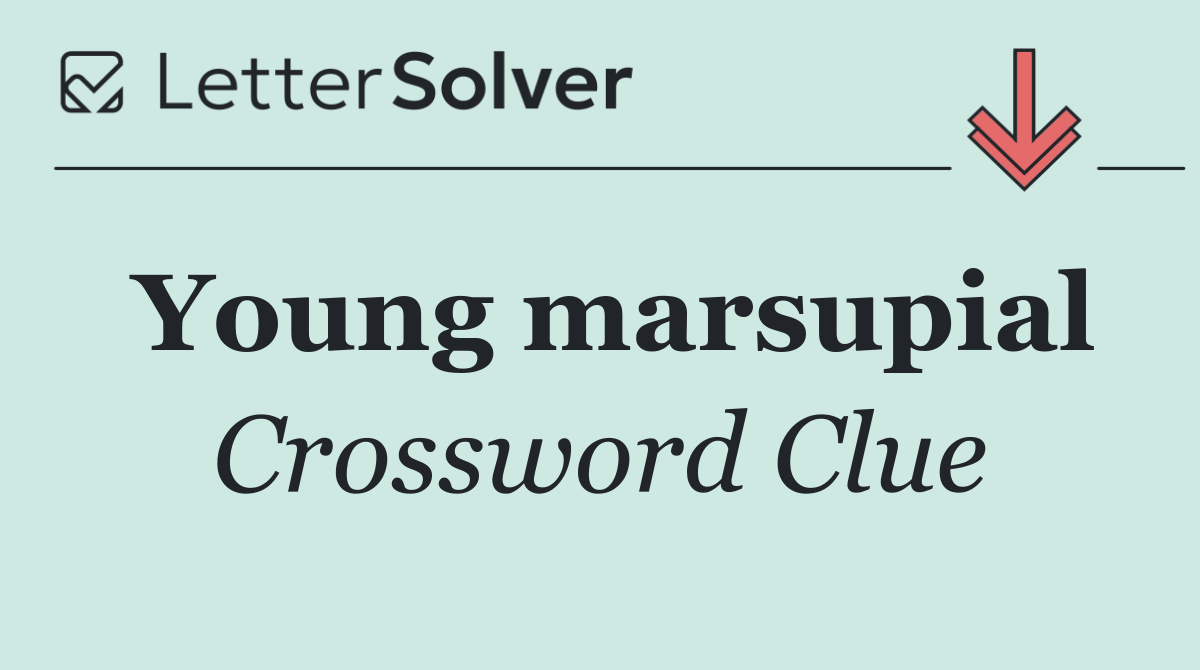 Young marsupial