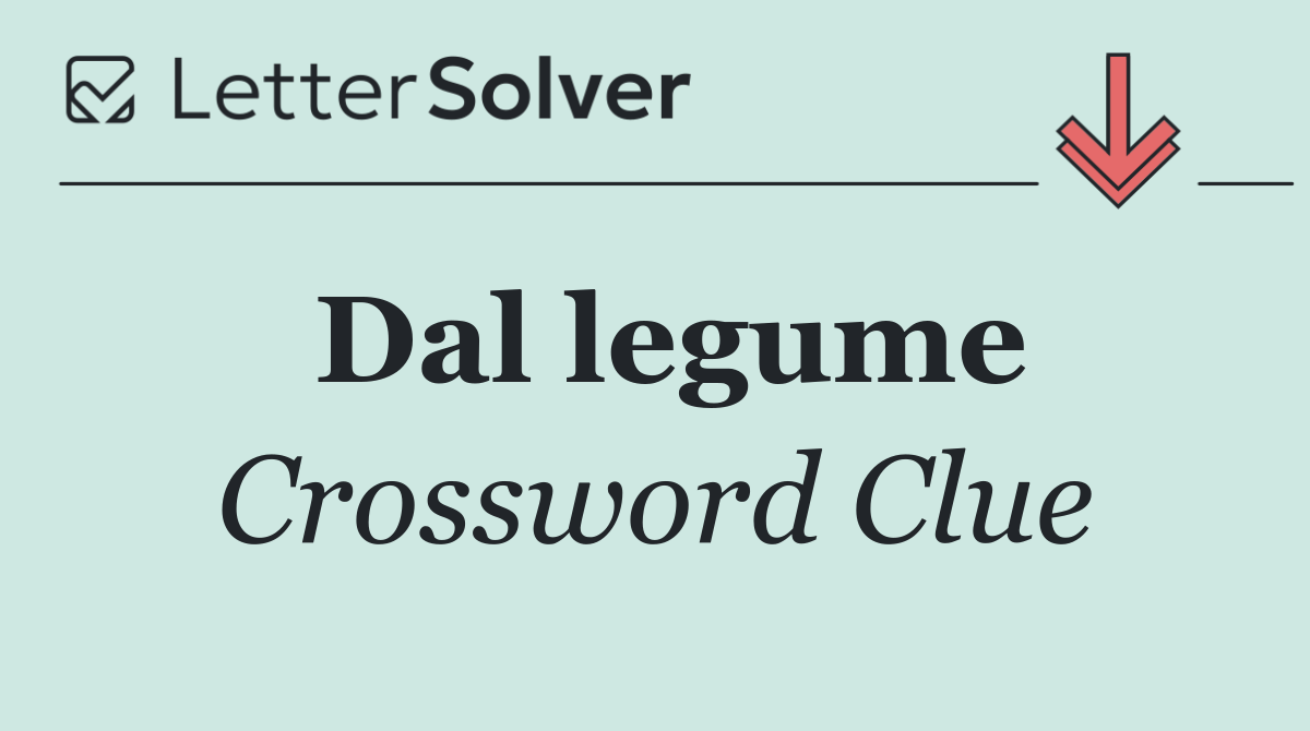 Dal legume