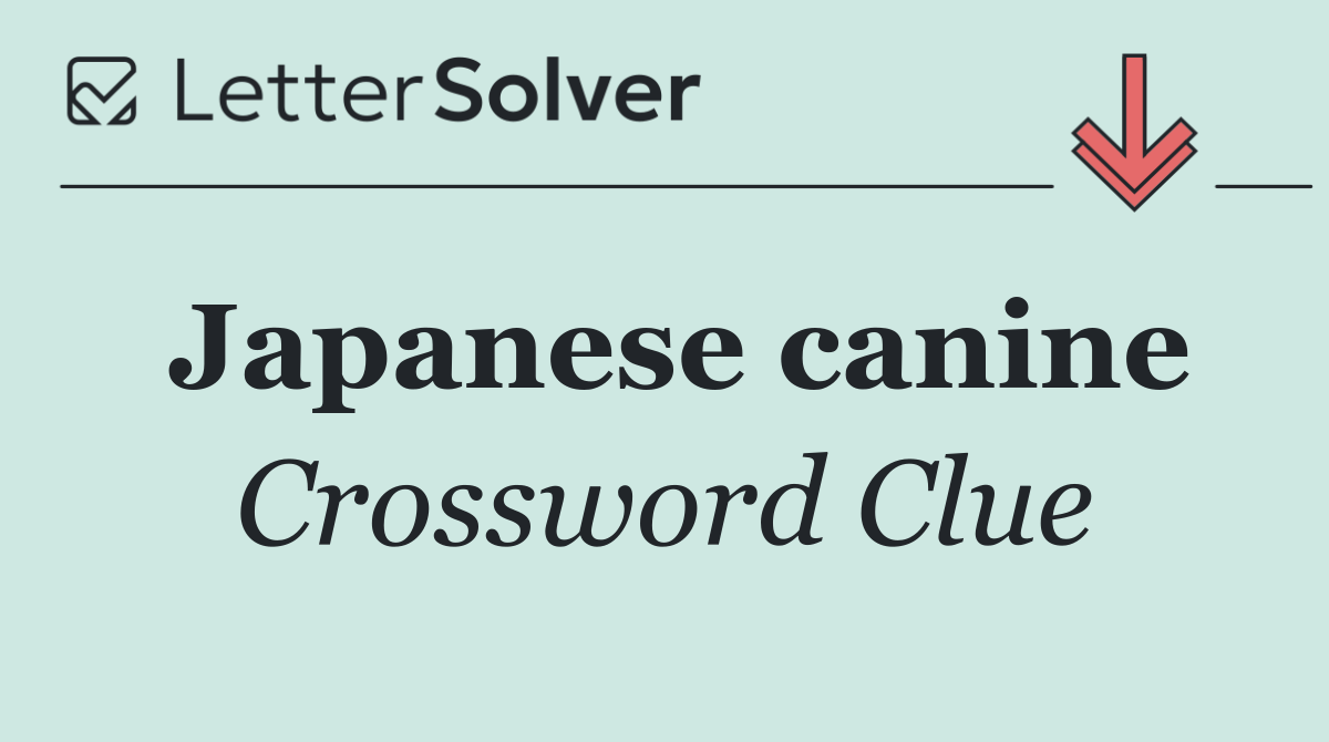 Japanese canine