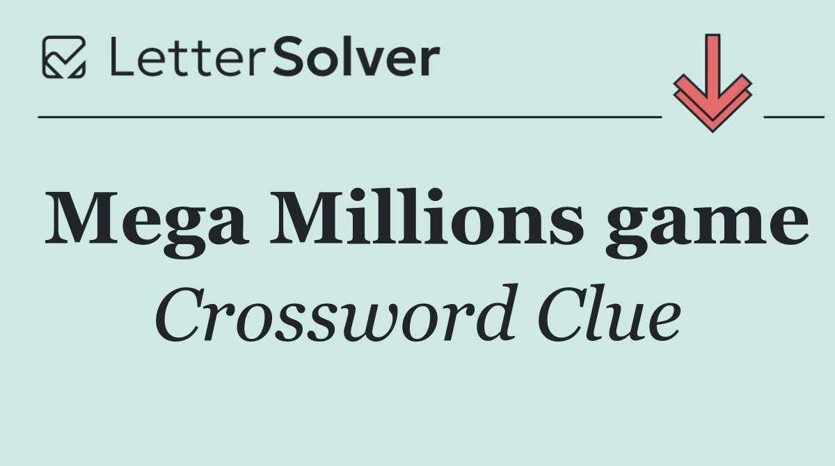 Mega Millions game