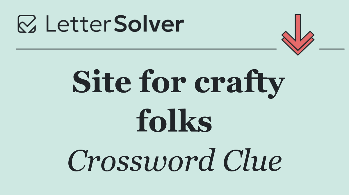 Site for crafty folks