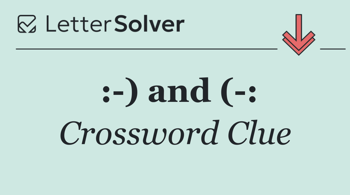 : ) and ( :