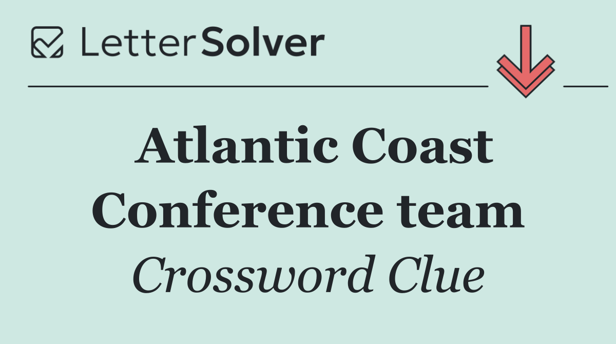 Atlantic Coast Conference team