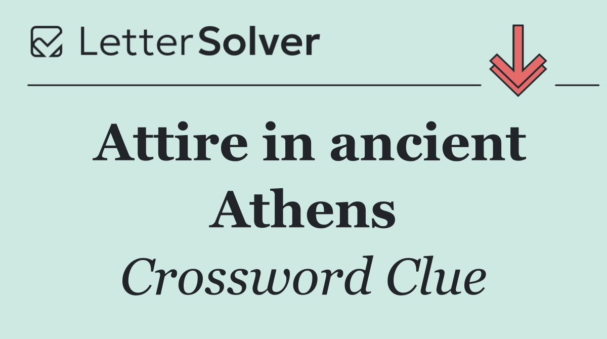 Attire in ancient Athens