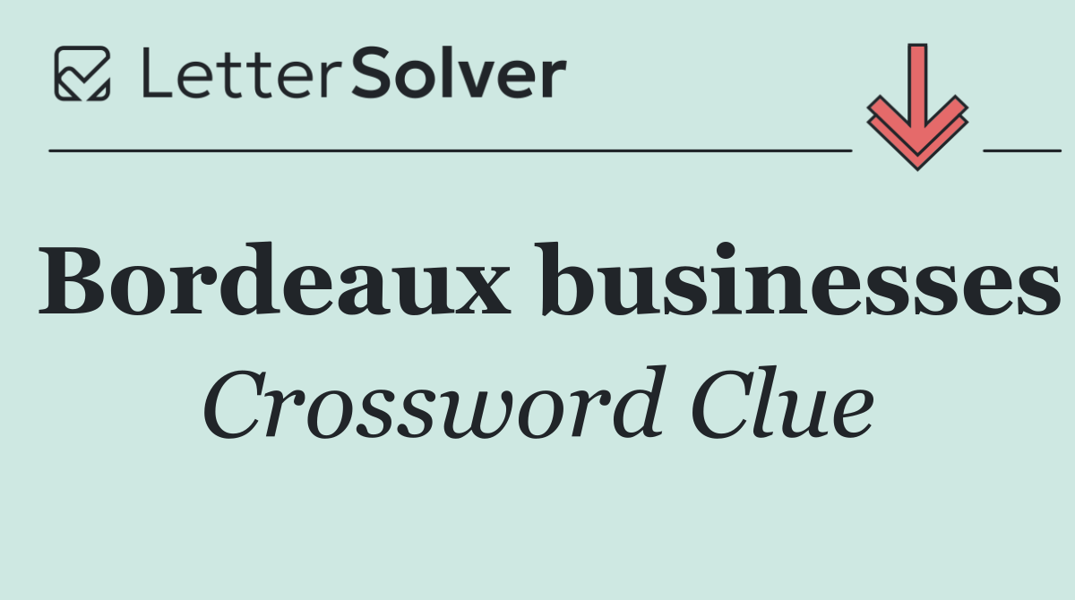 Bordeaux businesses
