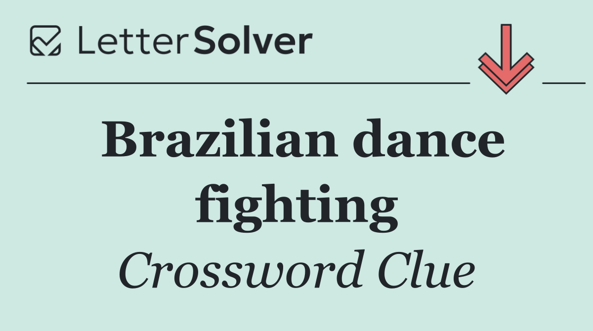 Brazilian dance fighting