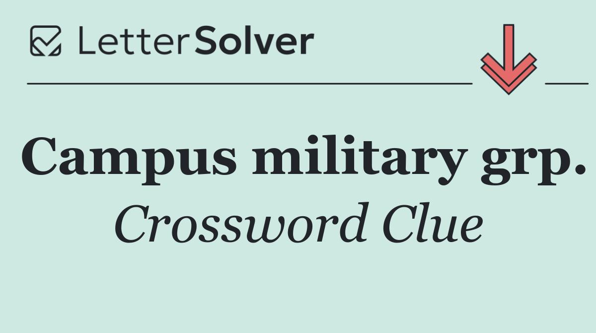 Campus military grp.