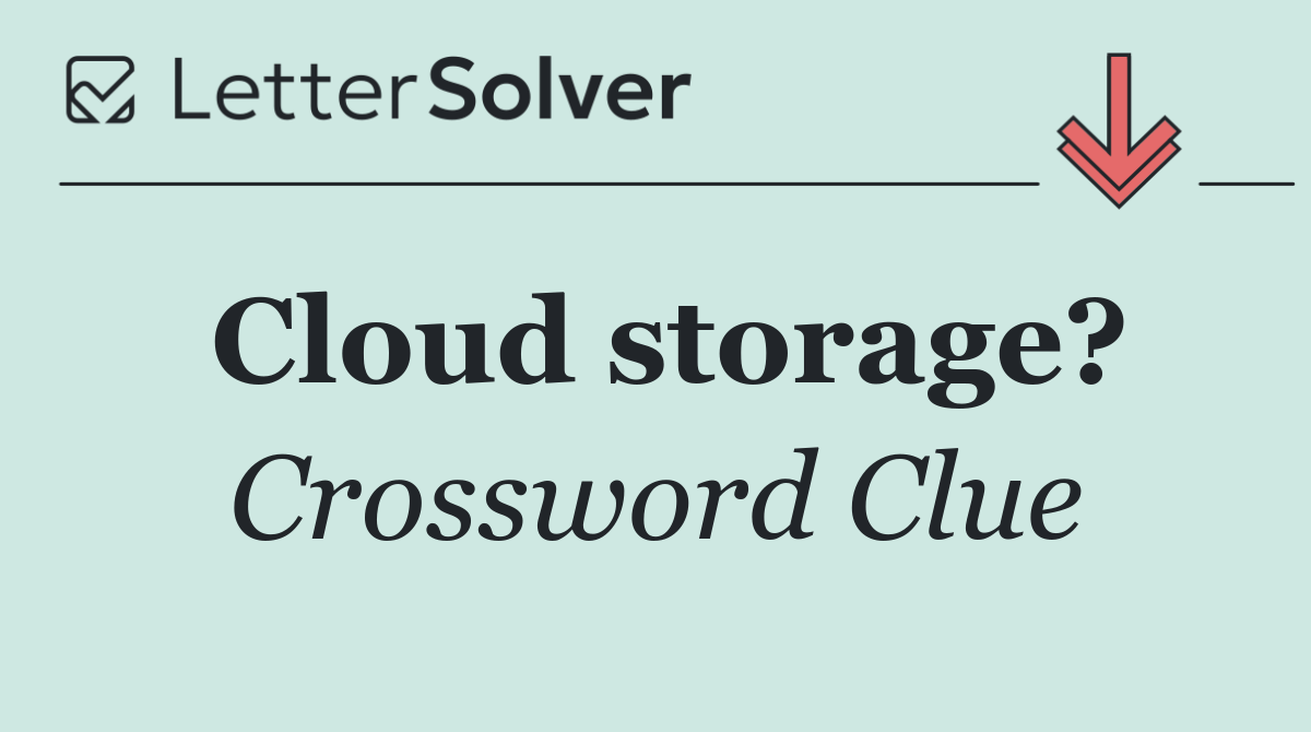 Cloud storage?