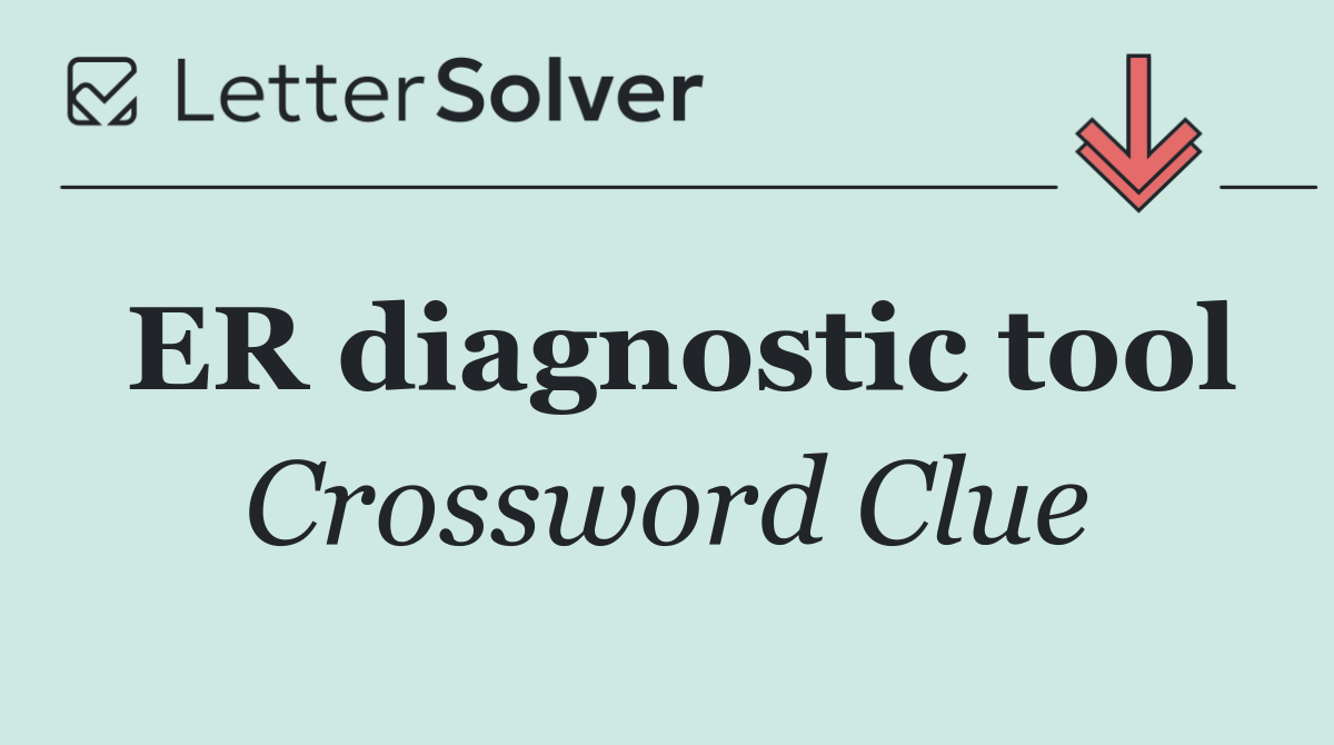 ER diagnostic tool