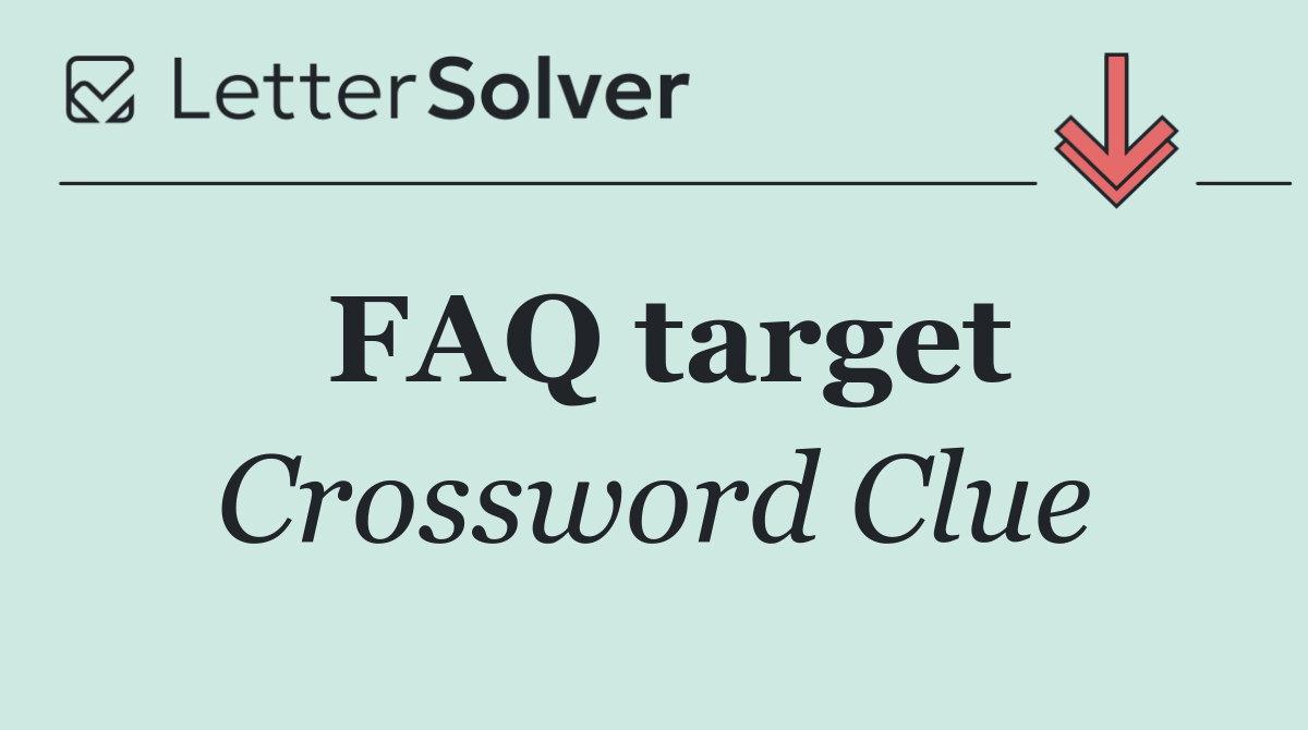 FAQ target
