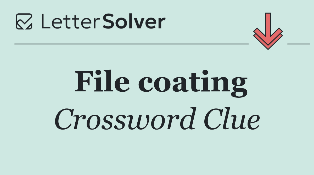 File coating
