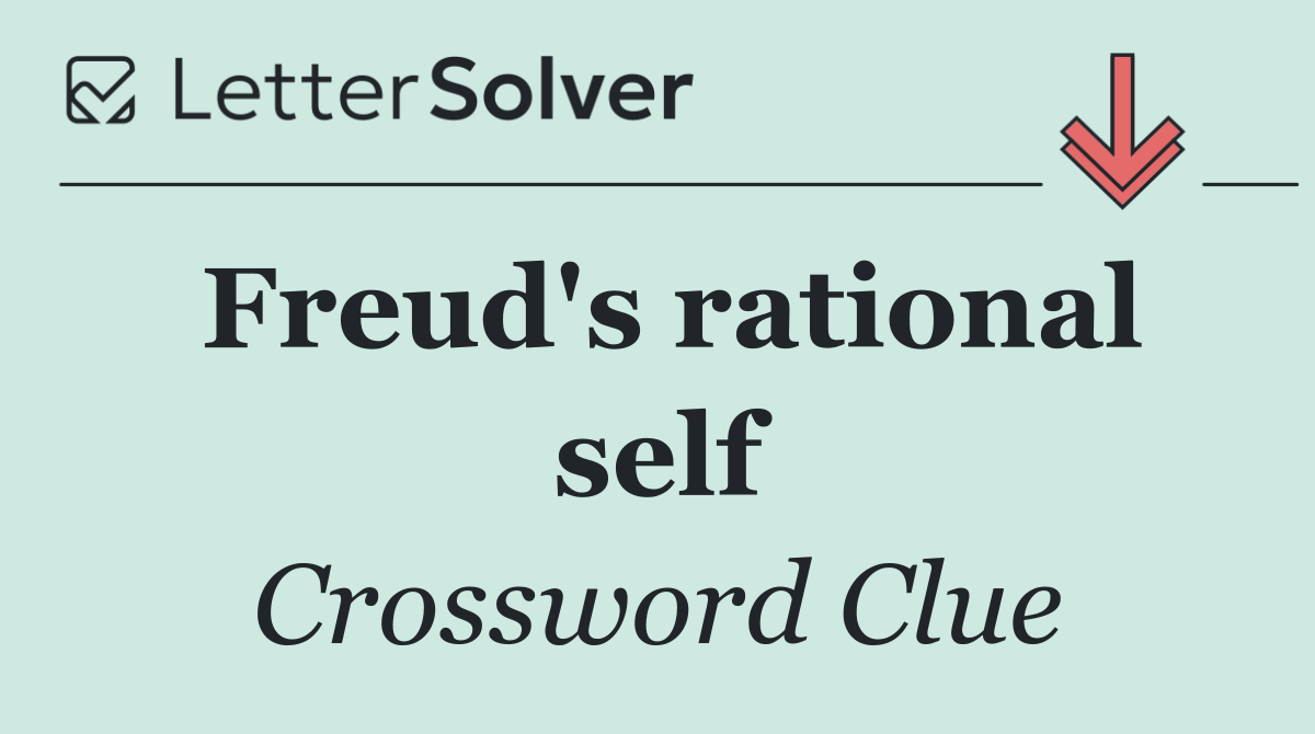 Freud's rational self