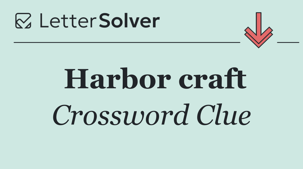 Harbor craft