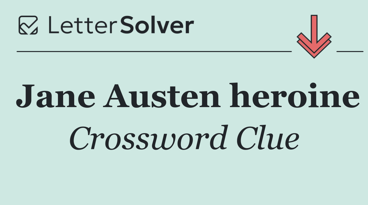 Jane Austen heroine