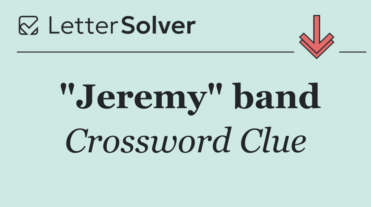 "Jeremy" band