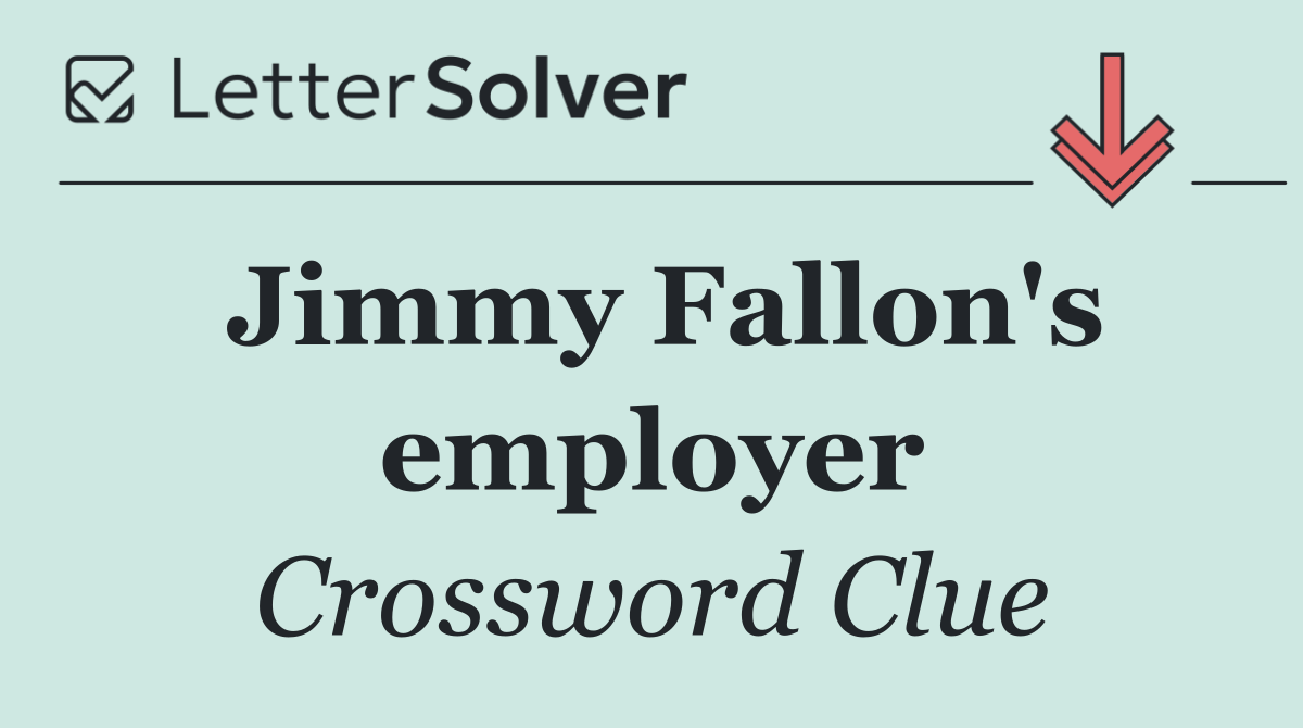 Jimmy Fallon's employer
