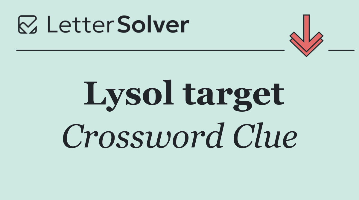 Lysol target