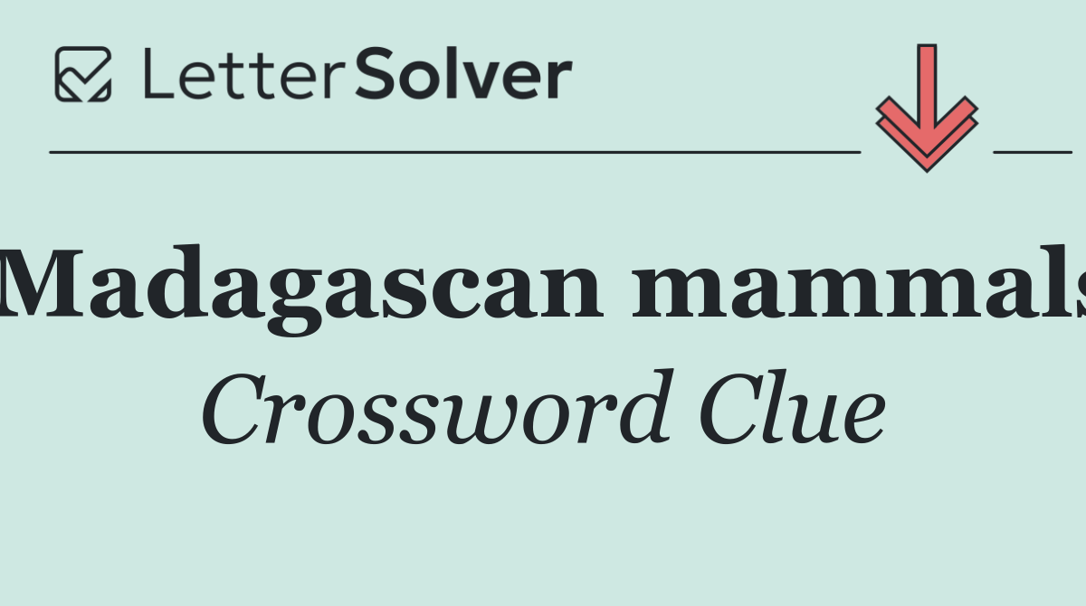 Madagascan mammals