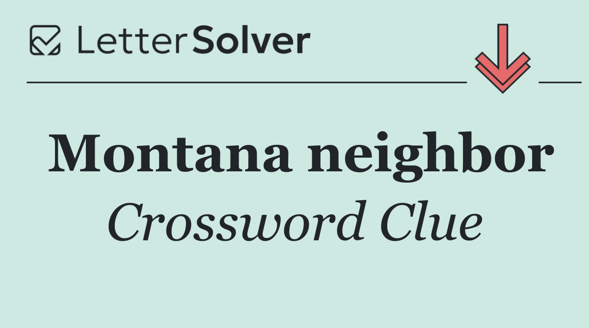 Montana neighbor