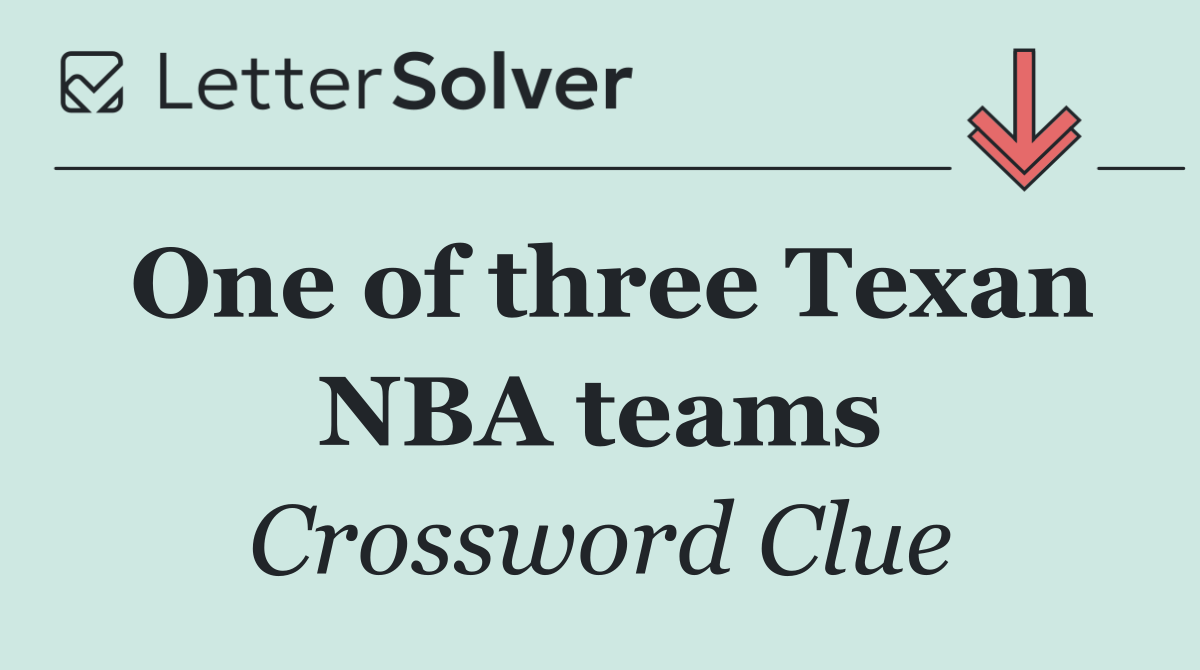 One of three Texan NBA teams
