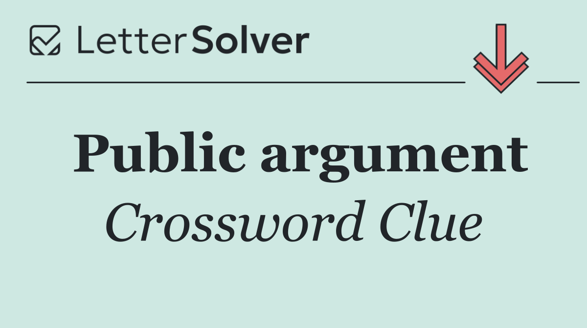 Public argument