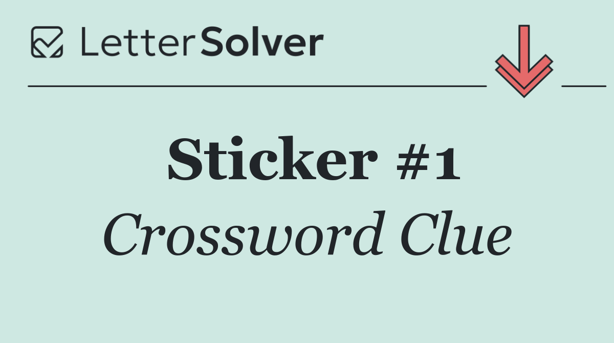 Sticker #1