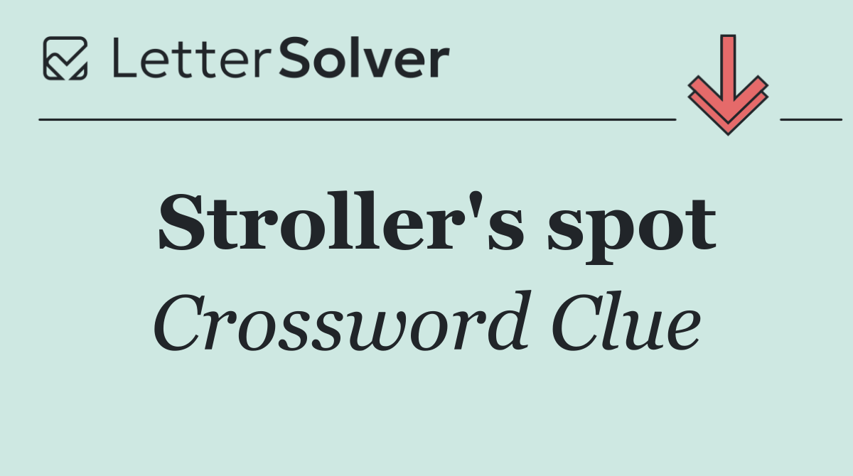 Stroller's spot