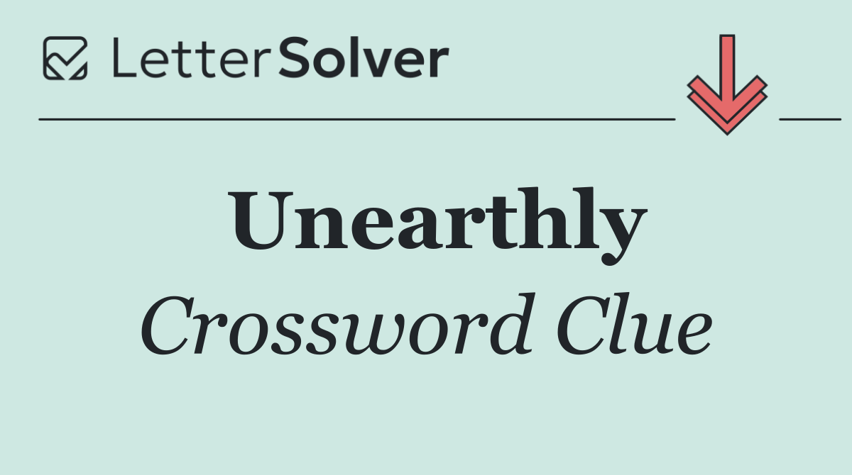 Unearthly